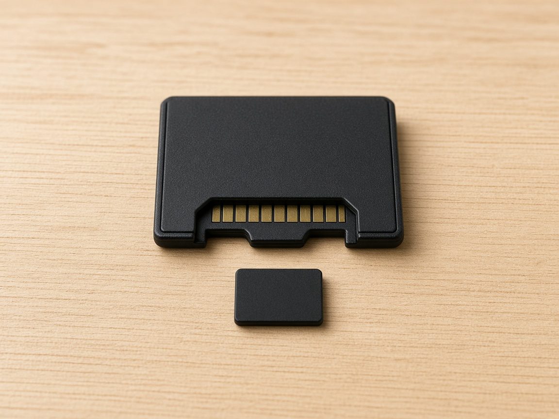 Carte mémoire micro SD noire